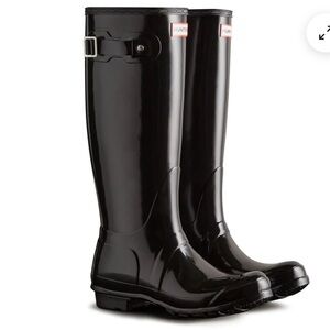 Hunter Women’s Original Tall Gloss Rain Boots size 7 EU 38